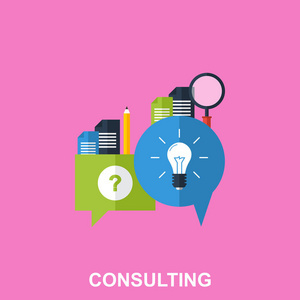 商務(wù)咨詢平面設(shè)計(jì)概念